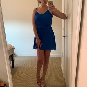 Strappy Blue Dress